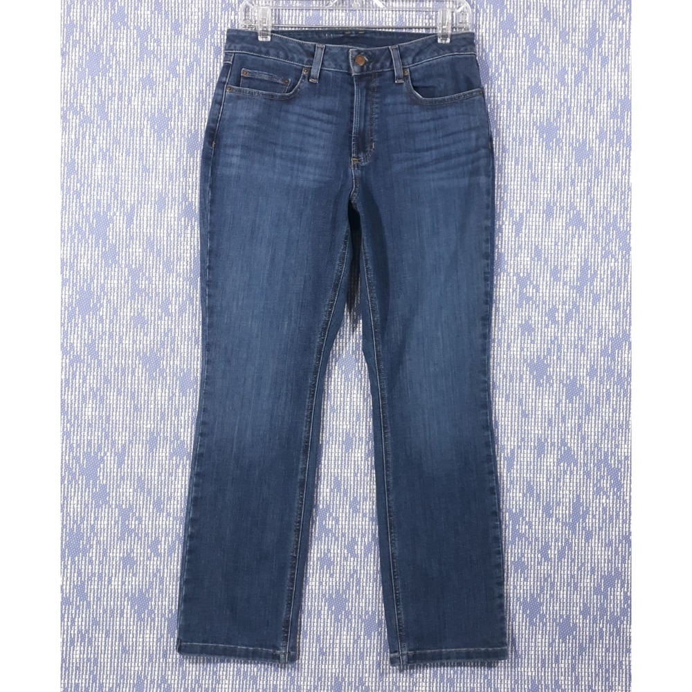 L.L. Bean Jeans Womens Size 10 30 x 28 Denim Bean Flex Straight Leg